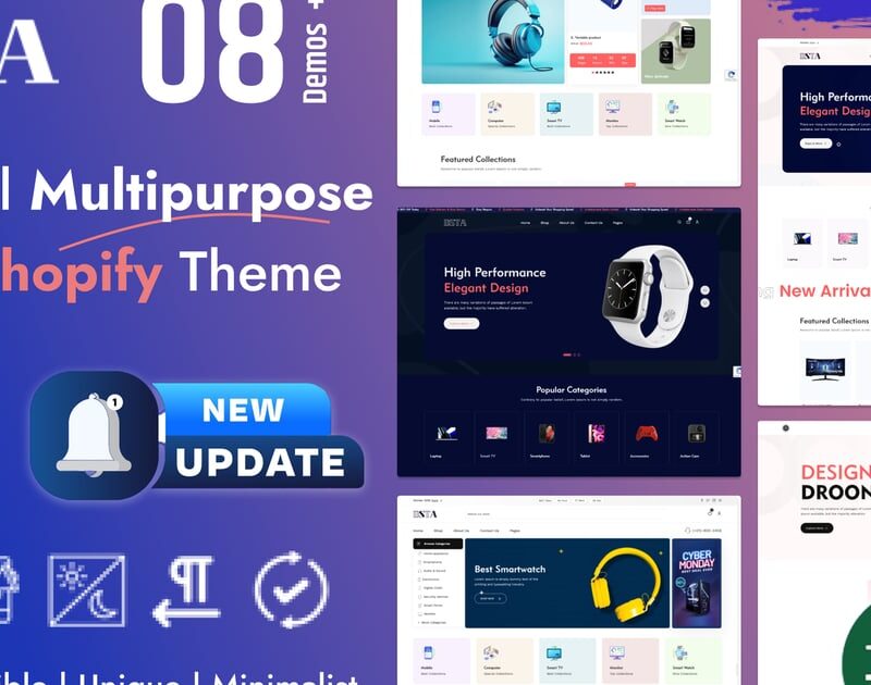 Dsta- Minimal eCommerce Store Shopify Theme 2.0