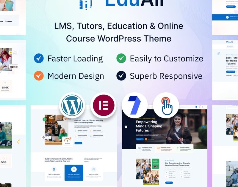 EduAll - Education LMS Tutors & Course WordPress
