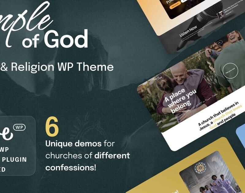 Temple of God - Religion and Church Theme