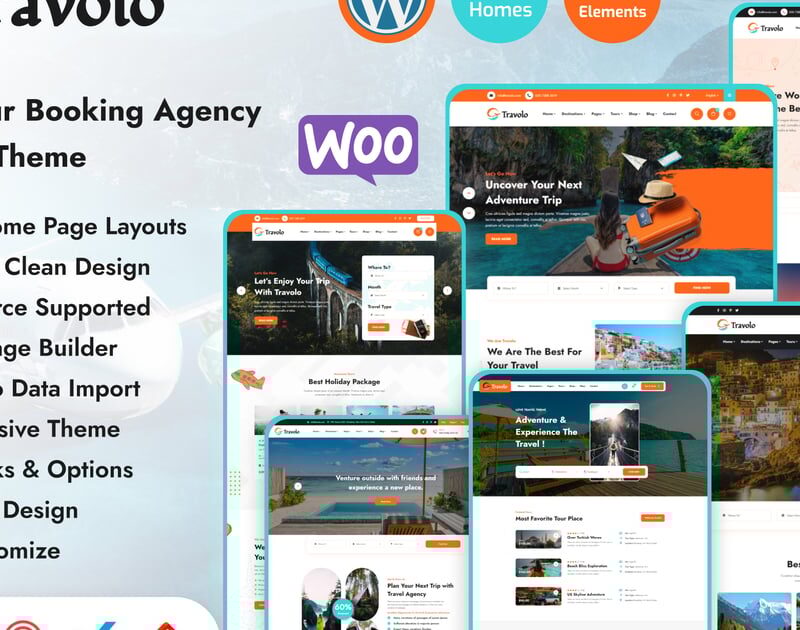 Travolo - Travel & Tour Booking WordPress Theme