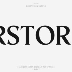 Erstoria Bold Serif Display Font Erstoria Bold Serif Display Font