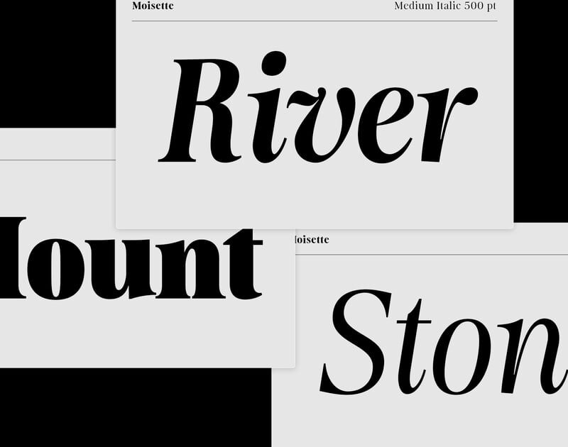 Moisette - 14 Fonts