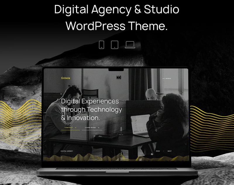 Gröwla – Digital Agency & Studio WordPress Theme