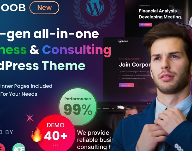 Business Consulting WordPress Theme - Doob