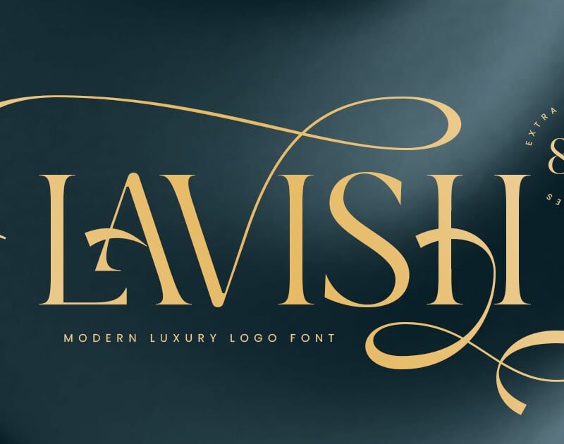 Lavish - Modern Luxury Logo Font