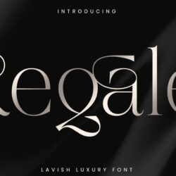 Regale – Phông chữ sang trọng xa hoa