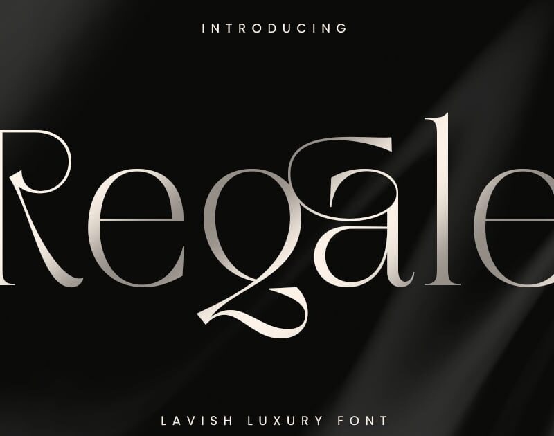 Regale - Lavish Luxury Font