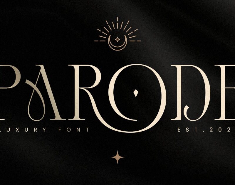 Parode - Luxury Font