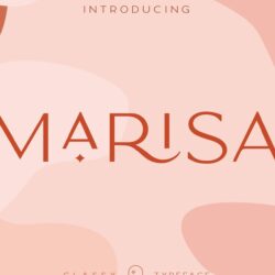 Marisa sang trọng – Kiểu chữ thanh lịch Marisa sang trọng – Kiểu chữ thanh lịch