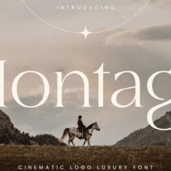 Montage – Phông chữ sang trọng Logo điện ảnh