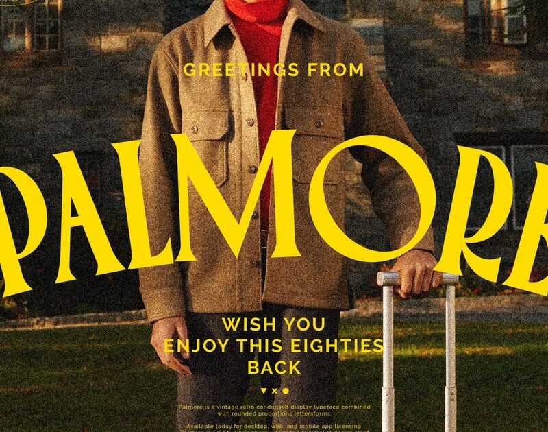 PALMORE - Chữ Serif bo tròn cổ điển