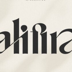 Alifira – Phông chữ thanh lịch đẹp