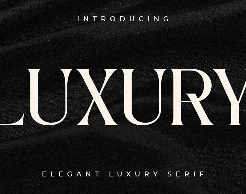 Luxury - Elegant Luxury Font