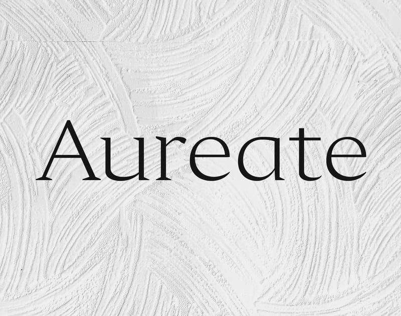 Aureate - A Sophisticated Serif
