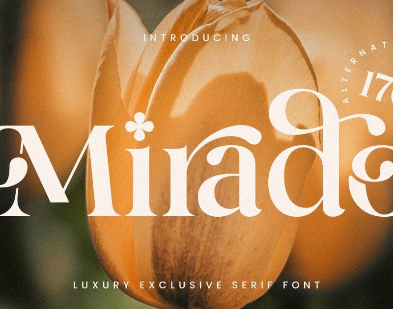 Mirado - Luxury Exclusive Serif Font