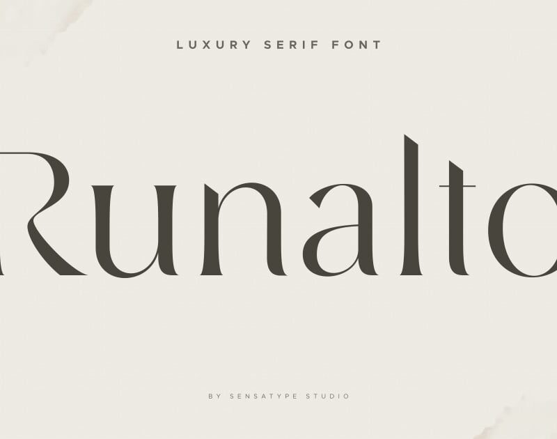 Runalto - Luxury Serif Font