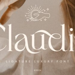 Claudia – Phông chữ Ligature Luxury Claudia – Phông chữ Ligature Luxury