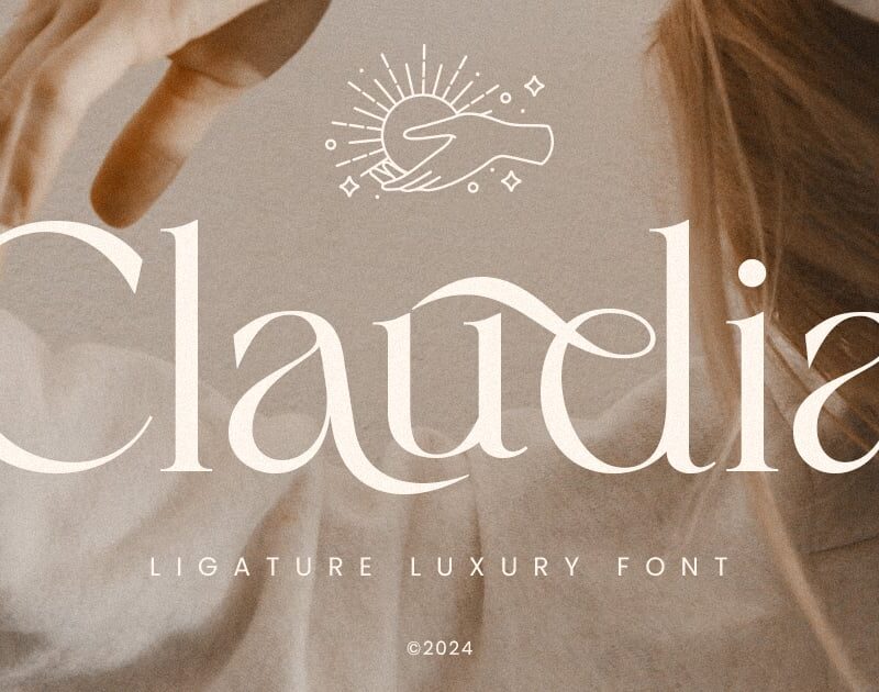 Claudia - Ligature Luxury Font