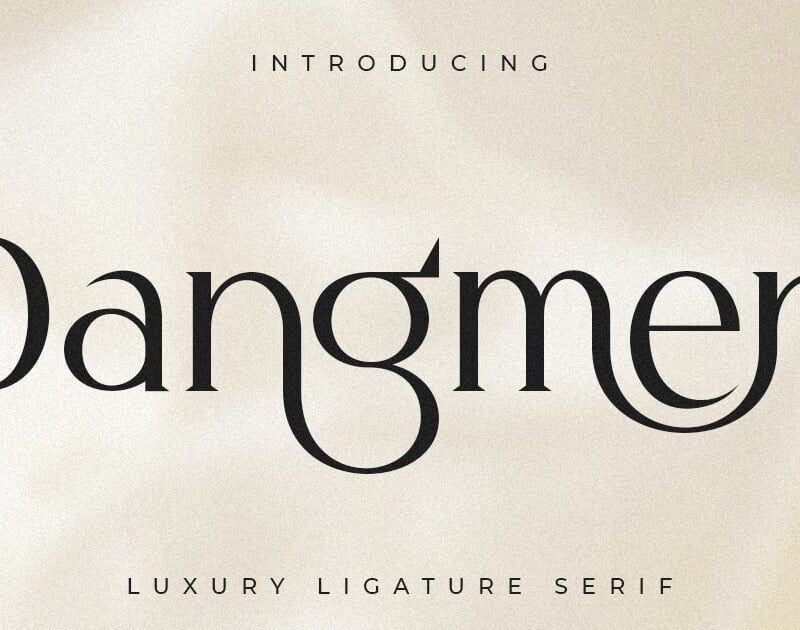 Dangmen - Luxury Ligature Serif