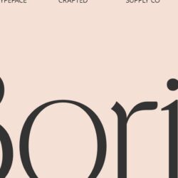 CS Boris – Phông chữ thanh lịch