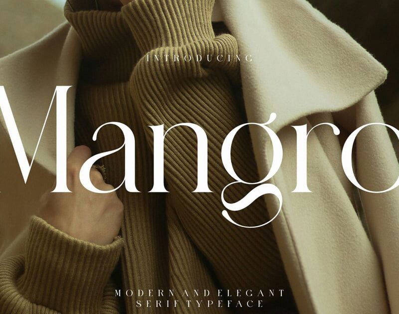 Mangro Elegant Serif Typeface