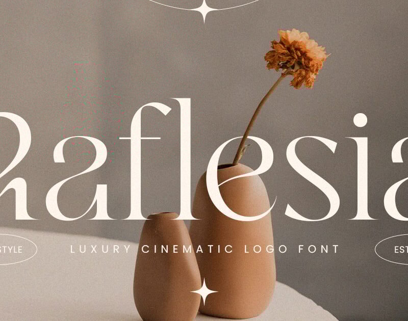 Raflesia - Luxury Cinematic Logo Font
